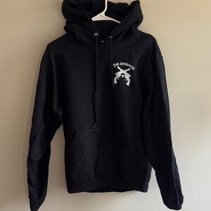 Jerzees Black Hoodie with White 2nd Amendment Graphic 9